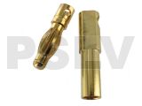 Q-C-0019 Quantum Φ4.0 mm Gold Plated Bullet Connectors  